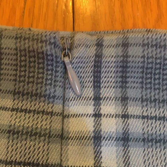 Brandy Melville blue plaid mini skirt - Picture 5 of 5